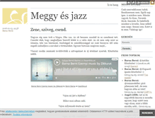Tablet Screenshot of meggyesjazz.blog.hu