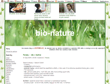 Tablet Screenshot of bio-nature.blog.cz