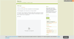 Desktop Screenshot of mantra.blog.hu