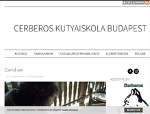 Tablet Screenshot of cerberoskutyaiskola.blog.hu