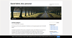 Desktop Screenshot of davidvallve.blog.cat
