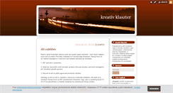 Desktop Screenshot of klaszter.blog.hu