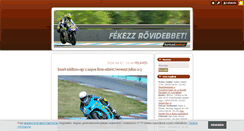 Desktop Screenshot of fekezzrovidebbet.blog.hu