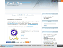 Tablet Screenshot of kowako.blog.hu
