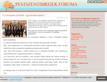 Tablet Screenshot of pestszentimre.blog.hu