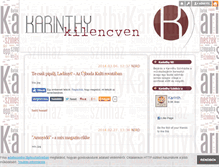 Tablet Screenshot of karinthy90.blog.hu