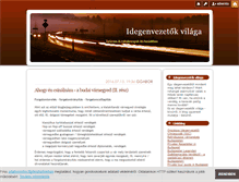Tablet Screenshot of idegenvezeto.blog.hu