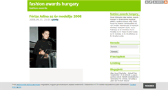 Desktop Screenshot of fashionawards.blog.hu