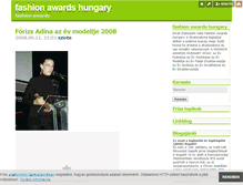 Tablet Screenshot of fashionawards.blog.hu