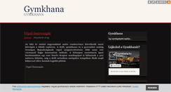 Desktop Screenshot of gymkhana.blog.hu