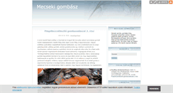 Desktop Screenshot of mecsekigombasz.blog.hu