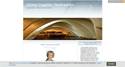 Desktop Screenshot of ingatlan-eladas.blog.hu