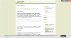 Desktop Screenshot of lakberblogger.blog.hu