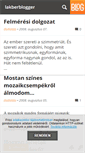 Mobile Screenshot of lakberblogger.blog.hu