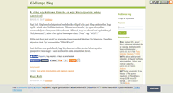 Desktop Screenshot of kodlampa.blog.hu