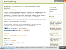 Tablet Screenshot of kodlampa.blog.hu
