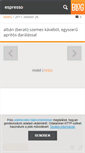 Mobile Screenshot of espresso.blog.hu