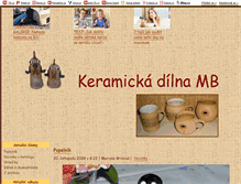 Tablet Screenshot of mb-keramika.blog.cz