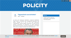 Desktop Screenshot of policity.blog.hu