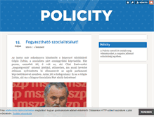 Tablet Screenshot of policity.blog.hu