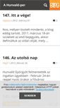 Mobile Screenshot of hunvaldper.blog.hu
