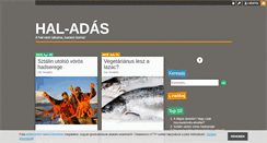 Desktop Screenshot of halaszat.blog.hu