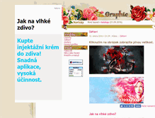 Tablet Screenshot of graphic.blog.cz