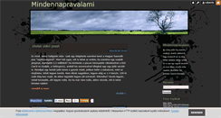 Desktop Screenshot of mindennapravalami.blog.hu