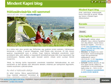 Tablet Screenshot of mindentkapni.blog.hu