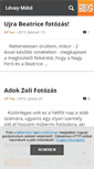 Mobile Screenshot of levaymate.blog.hu