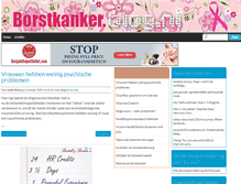 Tablet Screenshot of borstkanker.blog.nl