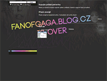 Tablet Screenshot of fanofgaga.blog.cz