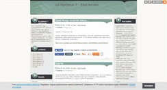 Desktop Screenshot of lgoptimus7.blog.hu