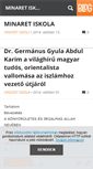 Mobile Screenshot of minaretiskola.blog.hu