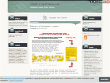 Tablet Screenshot of jatekanyelvtanulas.blog.hu