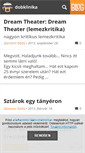 Mobile Screenshot of dobklinika.blog.hu