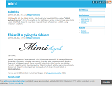 Tablet Screenshot of hegyelimimi.blog.hu