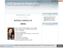 Tablet Screenshot of griffsquash.blog.hu