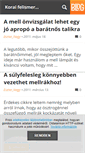 Mobile Screenshot of koraifelismeres.blog.hu