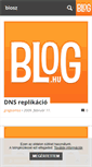 Mobile Screenshot of biosz.blog.hu