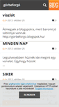 Mobile Screenshot of gorbeforgo.blog.hu