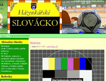 Tablet Screenshot of hodoninskehazenkarky.blog.cz