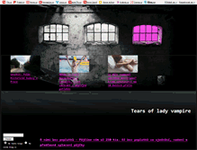 Tablet Screenshot of lady--vampire.blog.cz