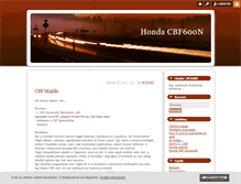 Tablet Screenshot of cbf600.blog.hu