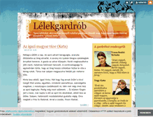Tablet Screenshot of lelekgardrob.blog.hu