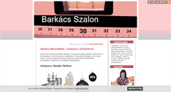 Desktop Screenshot of barkacsszalon.blog.hu