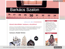 Tablet Screenshot of barkacsszalon.blog.hu