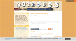 Desktop Screenshot of lingwing.blog.hu
