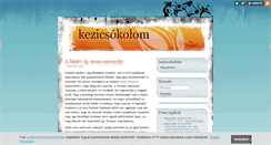 Desktop Screenshot of kezicsokolom.blog.hu