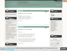 Tablet Screenshot of gondolatok.blog.hu